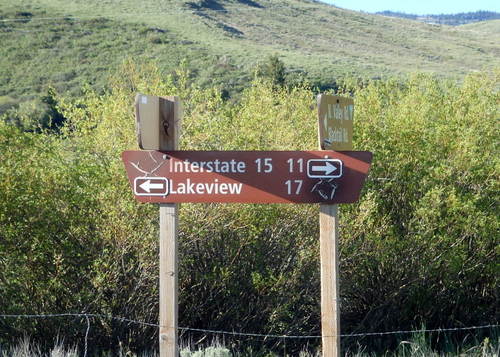 GDMBR: As Jeff Foxworthy says 'Here's your sign!', we turned left.